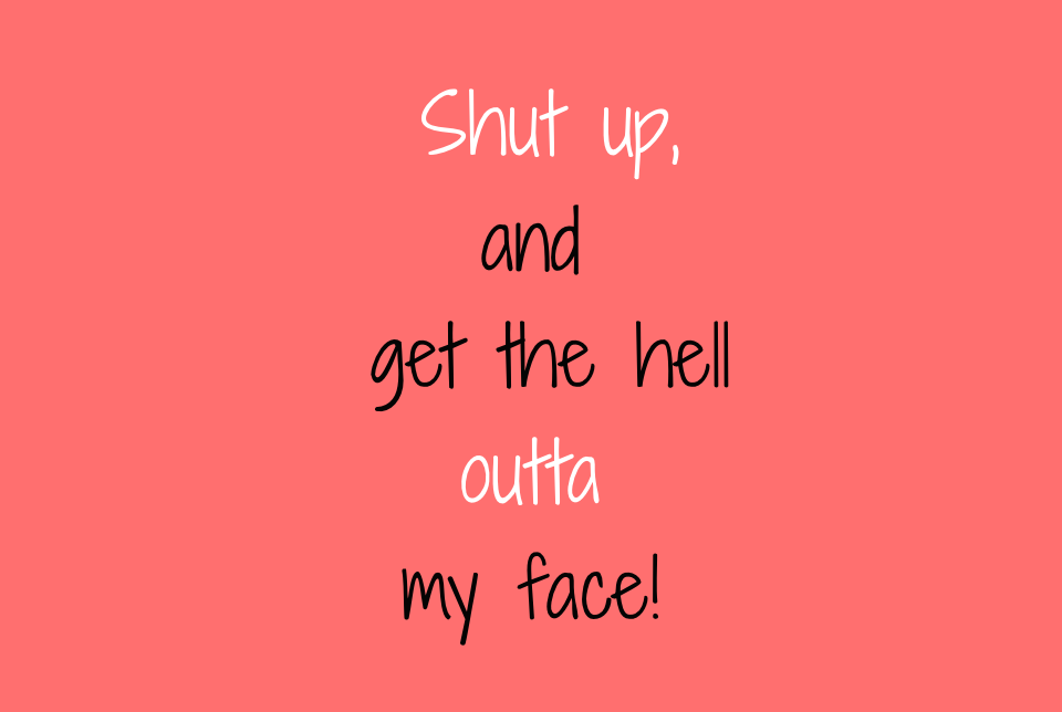 Woman on Periods. Angry woman on PMS. 