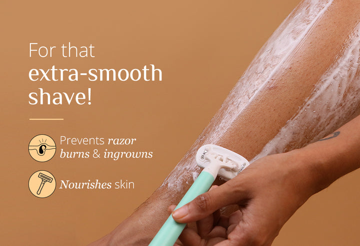 Smooth &amp; Glow Kit - Silk Care Body Razor, Bikini Razor, Body Shaving Gel, Face+Eyebrow Razor, Facial Shaving Balm, Tote Bag