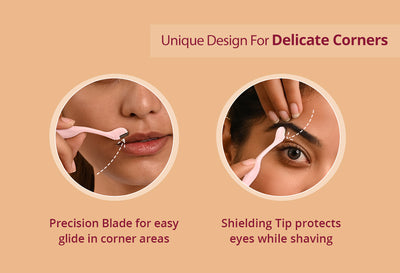 Carmesi Eyebrow Razor | Instant & Painless Eyebrow Shaver