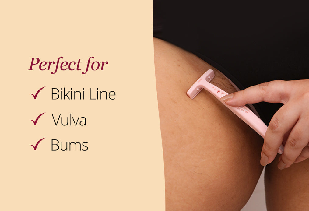 Carmesi Natural Deodorant Roll-on (Fresh Blossom) + Carmesi Bikini Razor