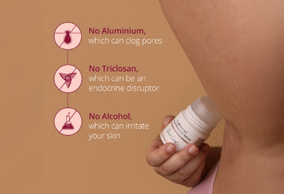 Carmesi Natural Underarm Roll On Deodorant Combo For Women - Floral Sunset & Fresh Blossom (2 x 50 ml)