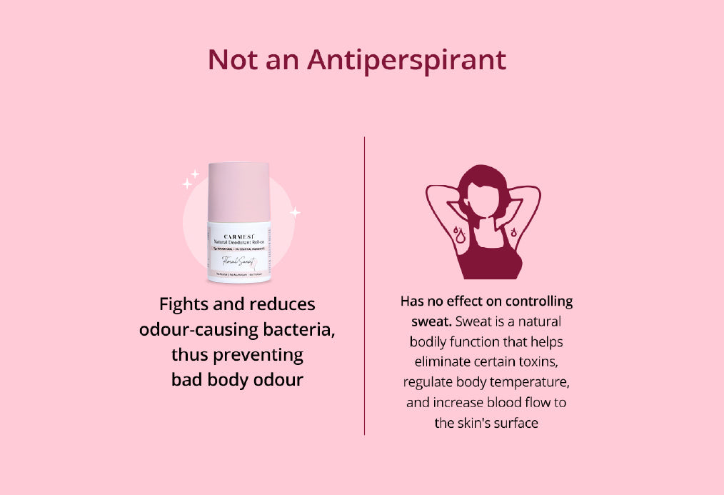 Carmesi Natural Underarm Roll On Deodorant Combo For Women - Floral Sunset & Fresh Blossom (2 x 50 ml)