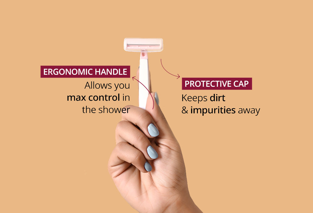 Carmesi Disposable Period Panties (Pack of 4) and Carmesi Bikini Razor M-L