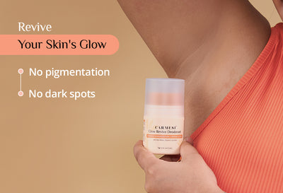 Carmesi Glow Revive Underarm Roll On Deodorant for Women