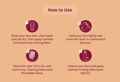 Carmesi Eyebrow Razor | Instant & Painless Eyebrow Shaver