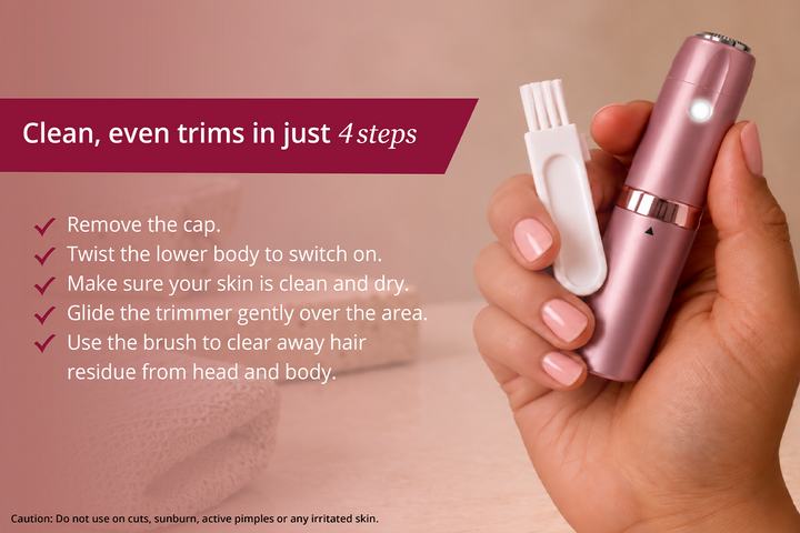 Carmesi Facial Trimmer - AA Battery