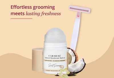Carmesi Natural Deodorant Roll-on (Sweet Summer) + Carmesi Bikini Razor