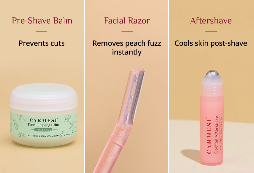 Carmesi All-In-One Facial Shaving Kit