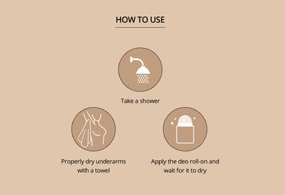 Carmesi Natural Underarm Roll On Deodorant Combo For Women - Floral Sunset & Sweet Summer (2 x 50 ml)