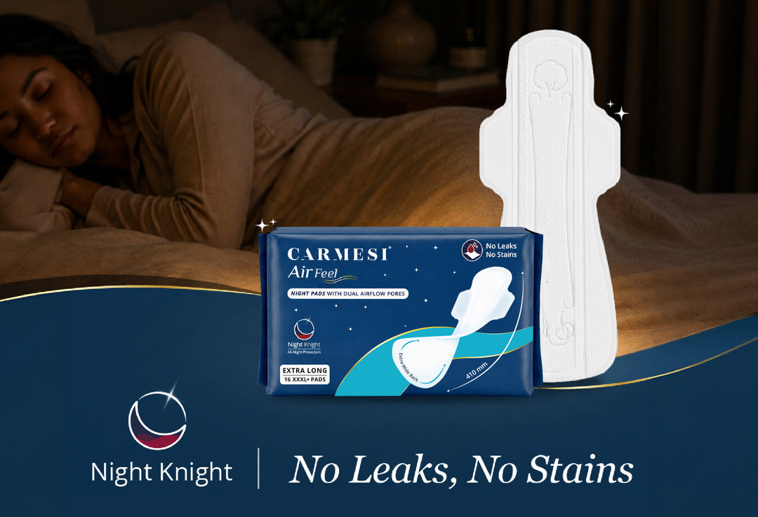 Carmesi Air Feel Night Pads - XXXL+, Combo of 2 Packs (32 Pads)