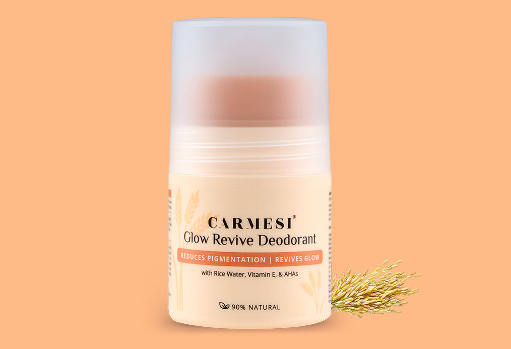 Carmesi Glow Revive Underarm Roll On Deodorant for Women