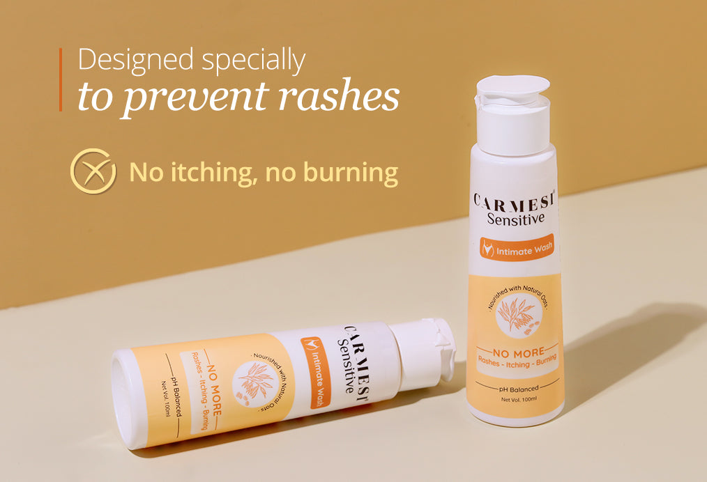 [FREE] Carmesi Sensitive Intimate Wash | Designed Specially to Prevent Rashes -100ML