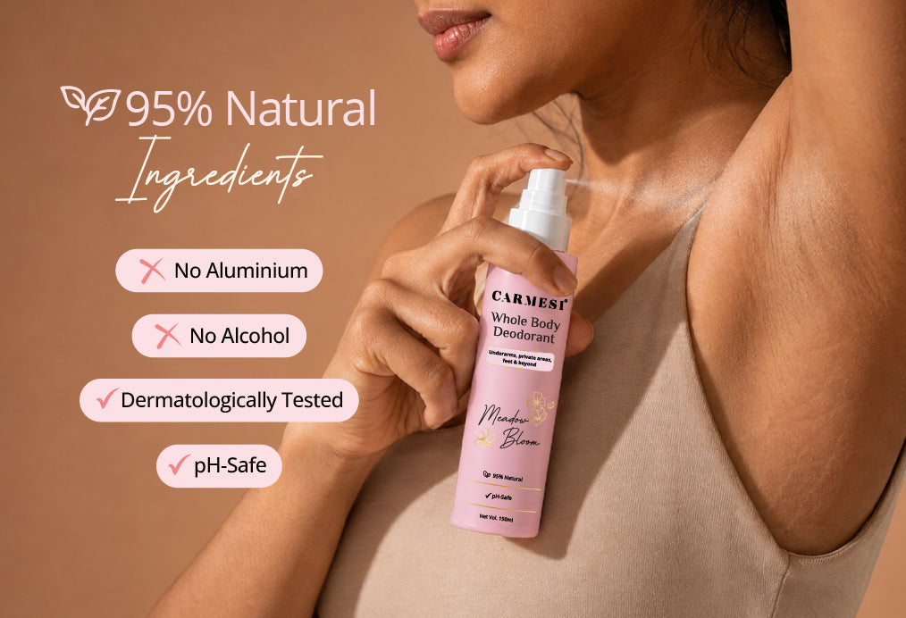 Carmesi Whole Body Deodorant Spray for Women