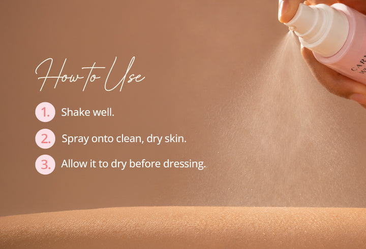 Carmesi Whole Body Deodorant Spray for Women