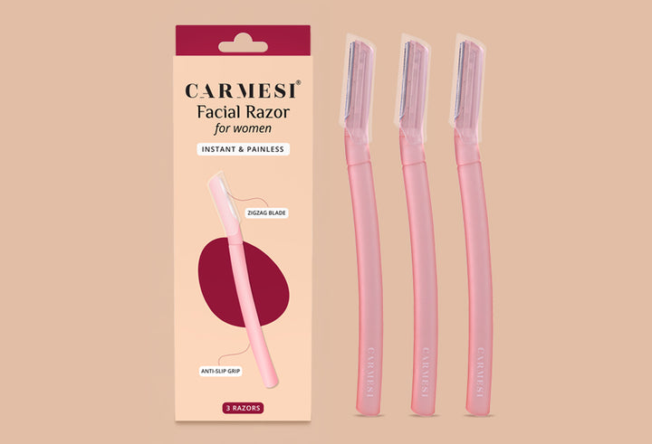Carmesi Facial Razor for Women (3 Units)
