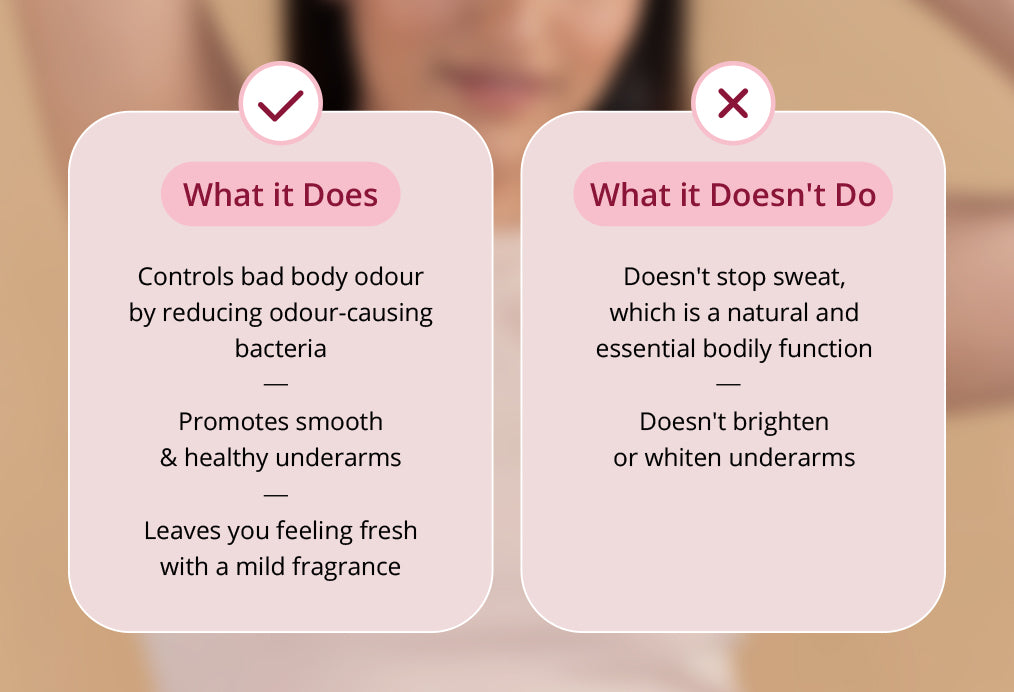 Carmesi Natural Underarm Roll On Deodorant Combo For Women - Floral Sunset (2 x 50 ml)