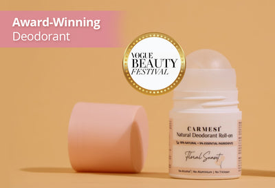Carmesi Natural Underarm Roll On Deodorant Combo For Women - Floral Sunset (2 x 50 ml)