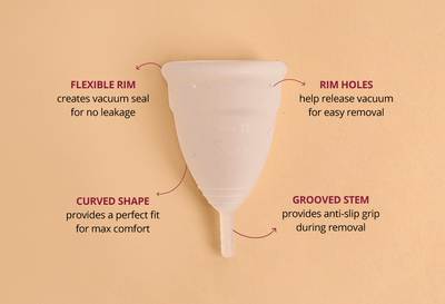 Menstrual Cup with Pouch |  Reusable Menstrual Cup for Women