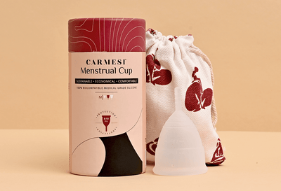 Carmesi Menstrual Cup for Women | With Free Pouch | Rash-Free, Itch-Free, Odour-Free | 8-10 hours of Leak-Free Comfort | 100% Biocompatible Medical-Grade Silicone Cups